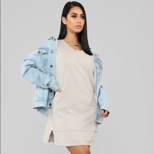 Oversized Fashion Nova Tee Shirt Dress*never worn